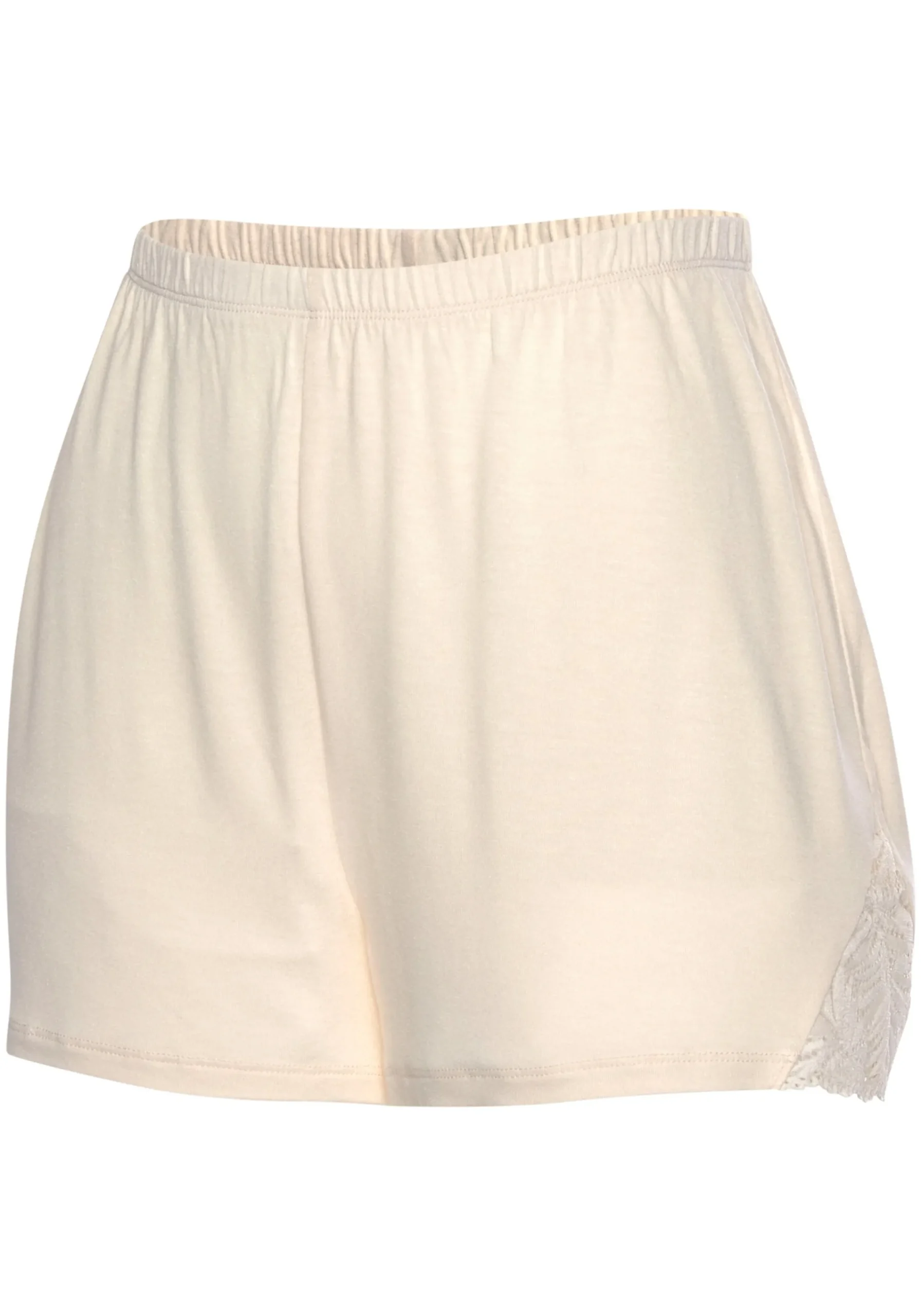 Nachtwäsche|LASCANA Schlafshorts creme
