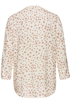 Strandmode|Blusen|LASCANA Schlupfbluse creme-taupebedruckt
