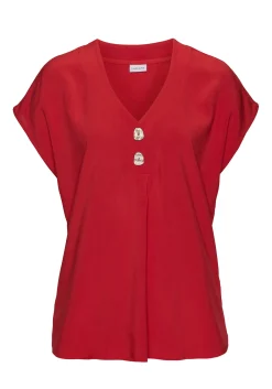 Blusen|LASCANA Schlupfbluse rot