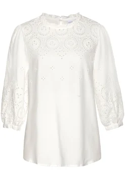 Blusen|LASCANA Schlupfbluse creme