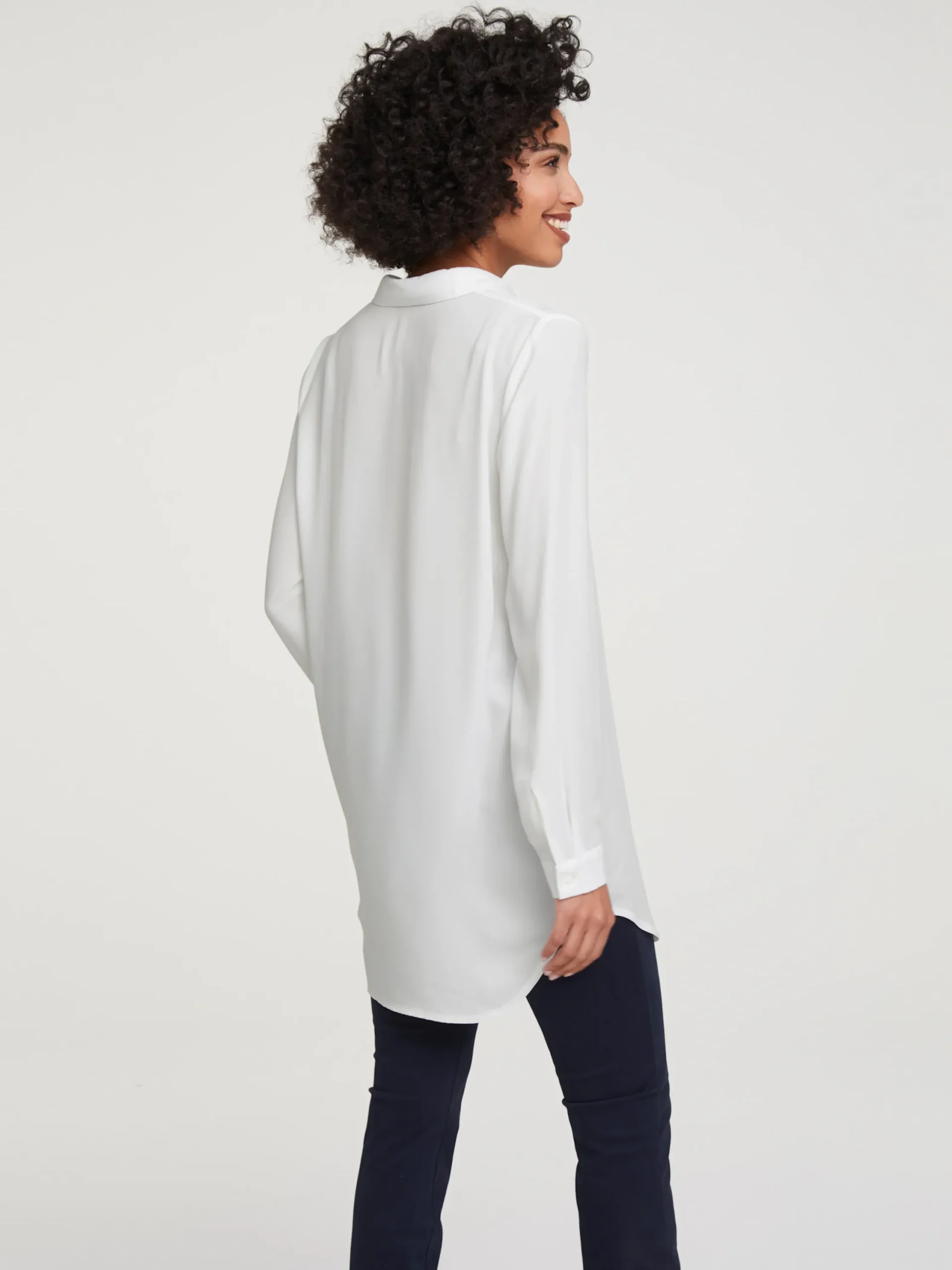 Blusen|heine Schlupf-Bluse offwhite