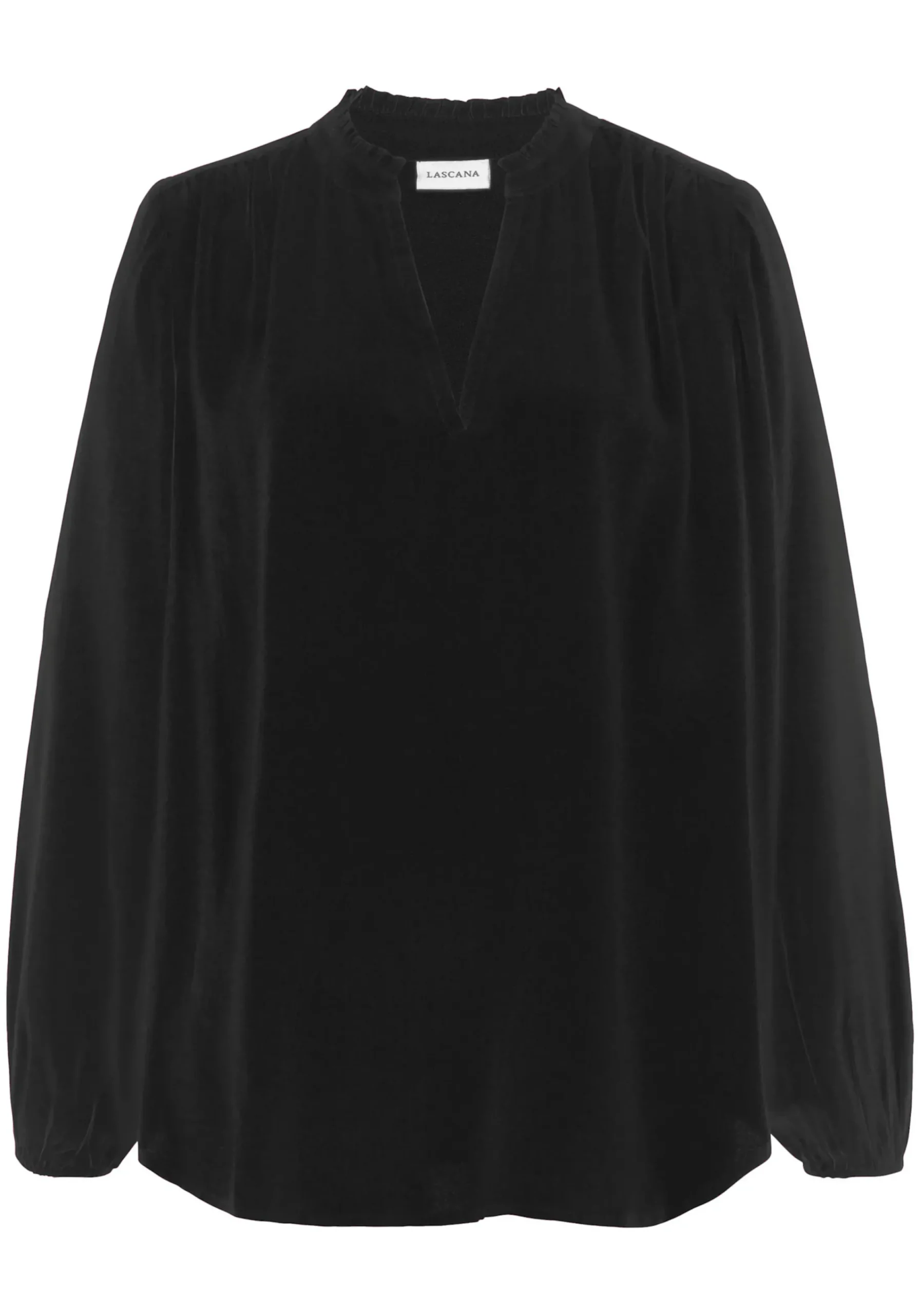 Strandmode|Blusen|LASCANA Schlupfbluse schwarz