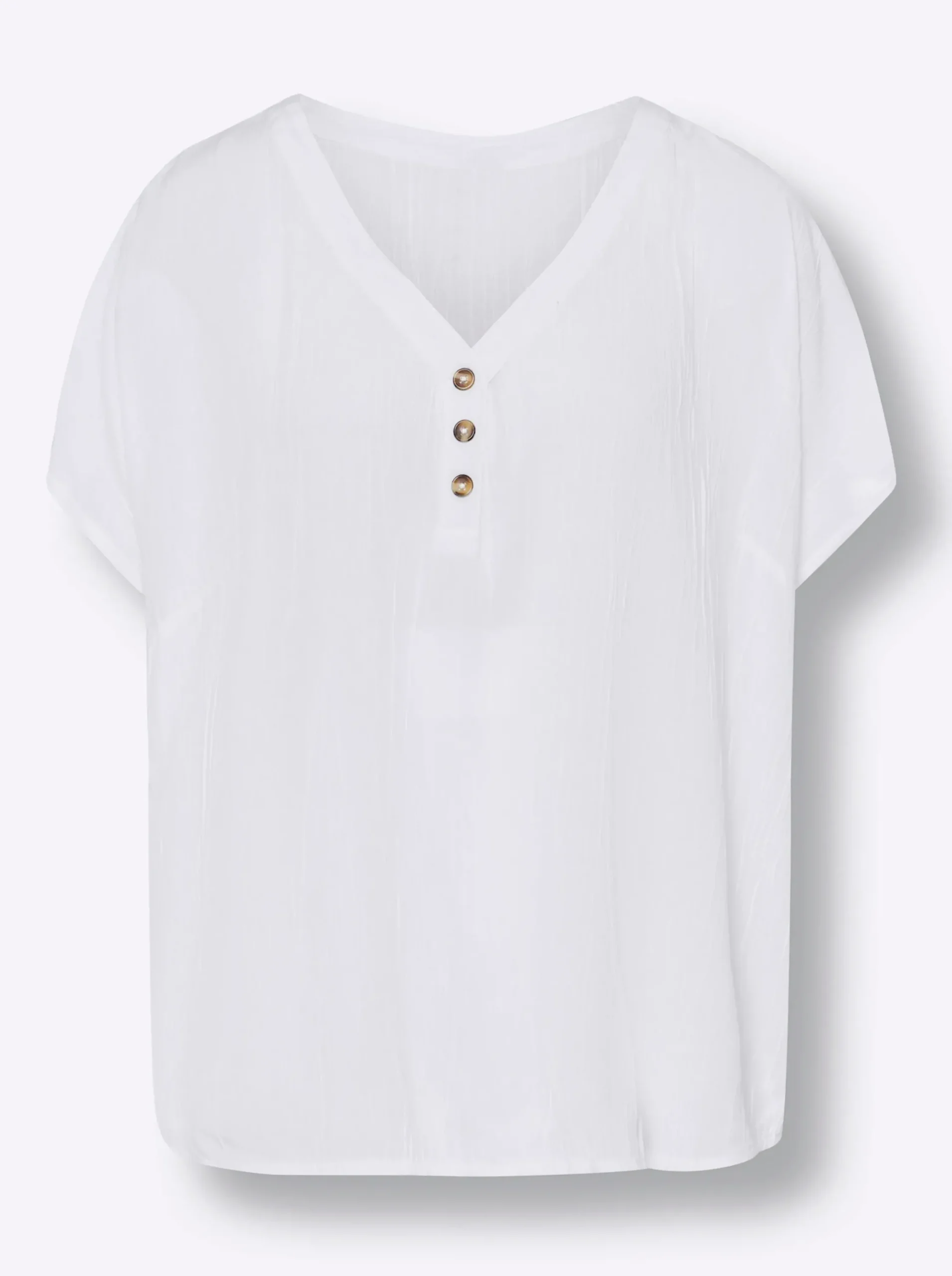 Blusen|heine Schlupfbluse ecru