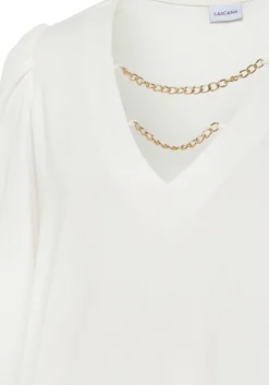 Strandmode|LASCANA Schlupfbluse creme