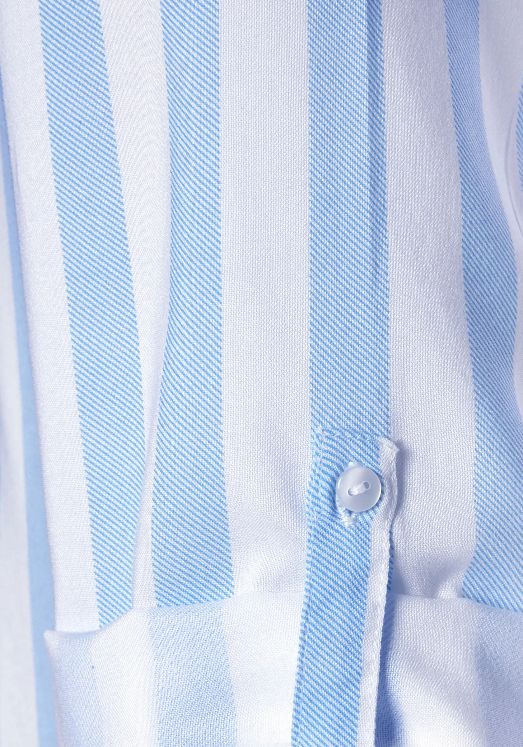 Blusen|Shirts|LASCANA Schlupfbluse weiß-hellblau