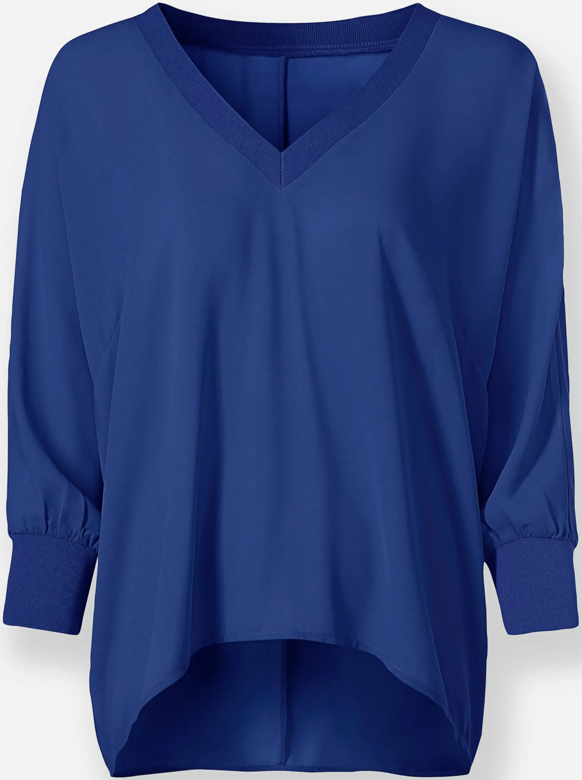 Strandmode|heine Schlupfbluse mit Fledermausärmel royalblau
