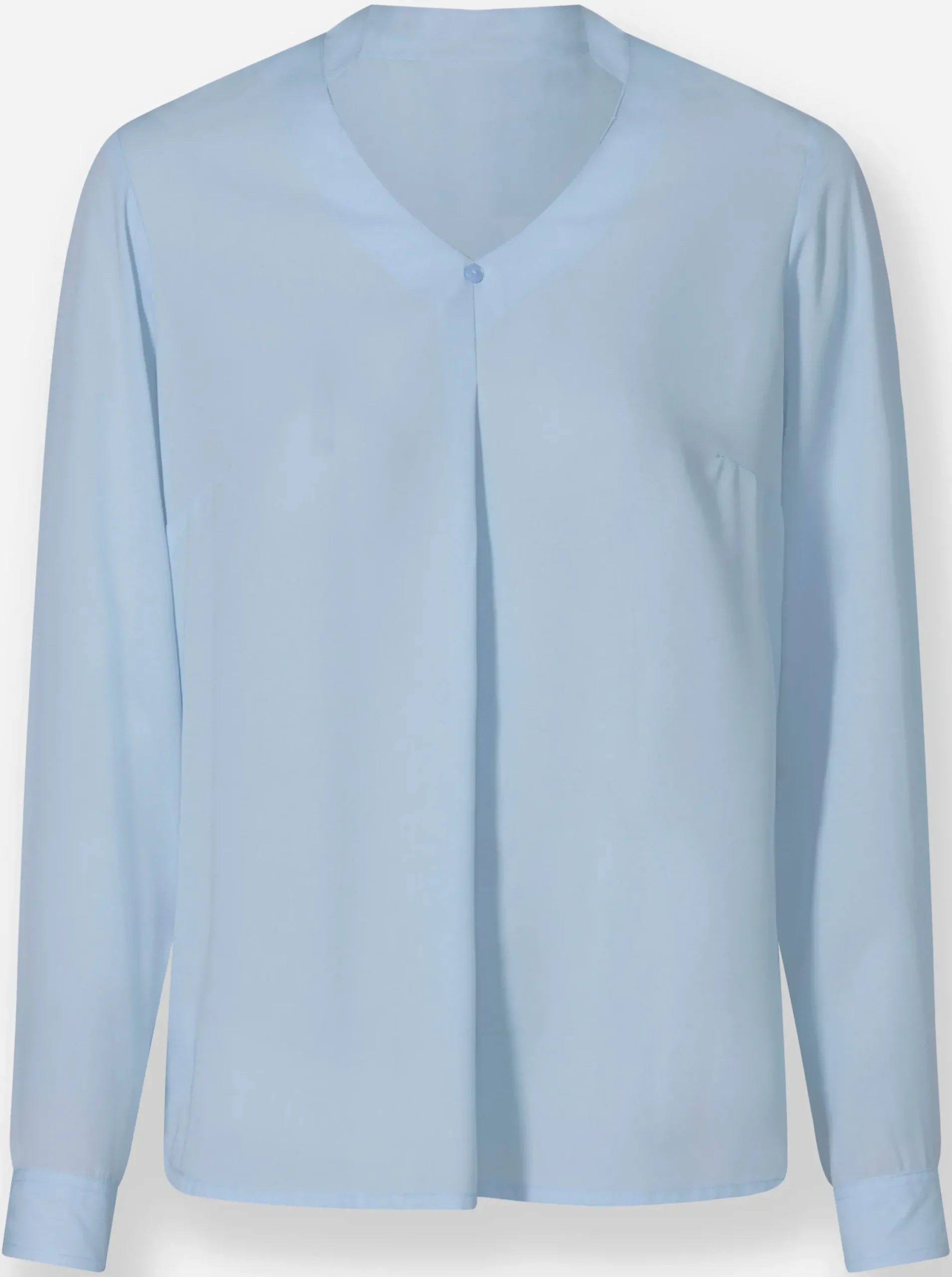 Blusen|heine Schlupf-Bluse mit Stehkragen hellblau