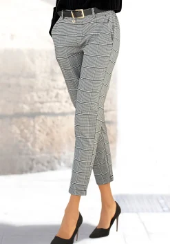 Strandmode|LASCANA Schlupfhose kariert