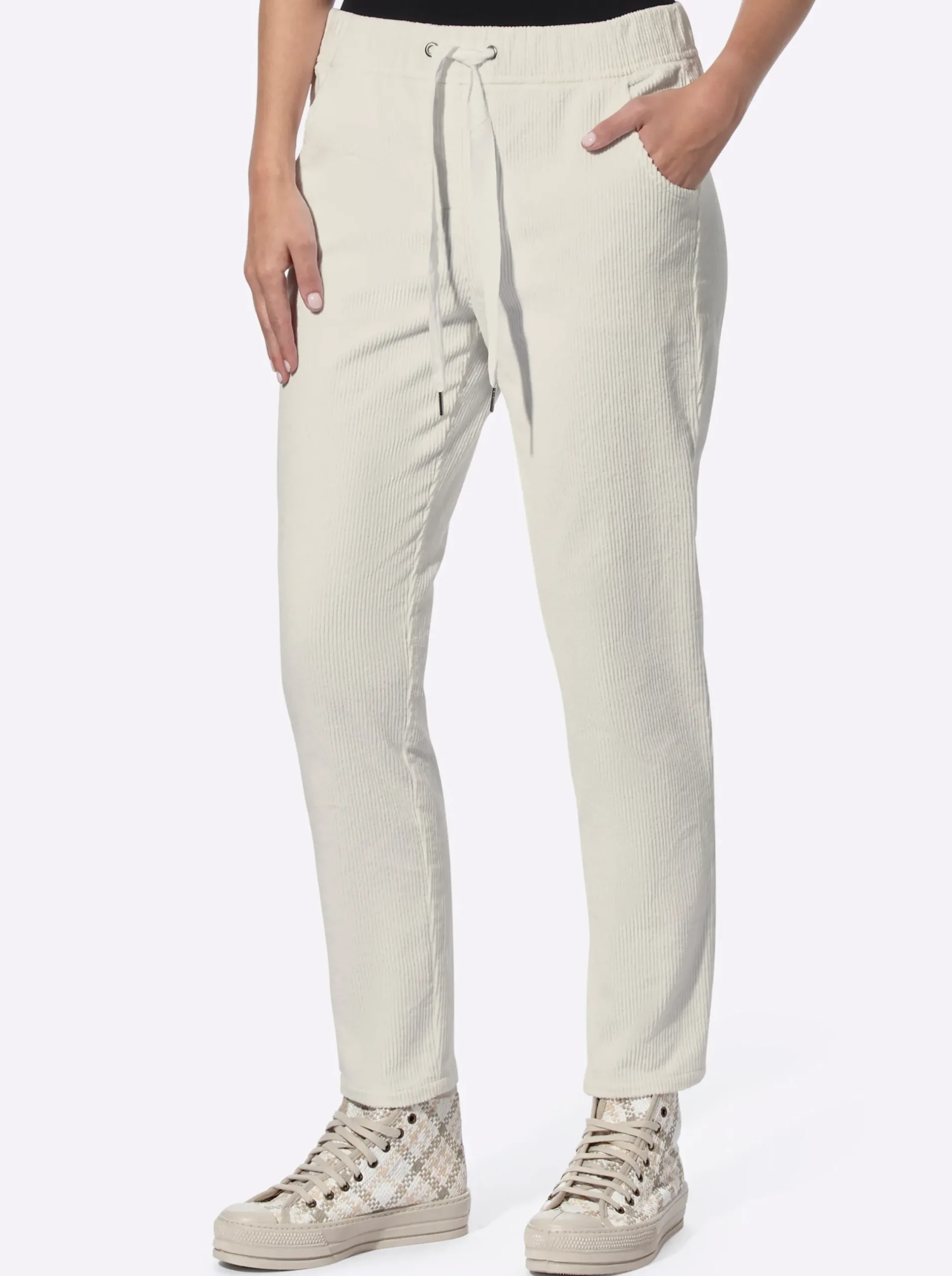 Hosen|heine Schlupfhose ecru