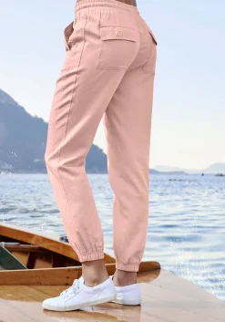 Hosen|LASCANA Schlupfhose peach