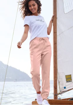 Hosen|LASCANA Schlupfhose peach