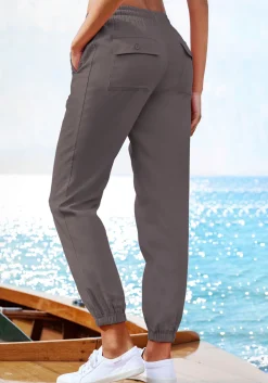 Hosen|LASCANA Schlupfhose anthrazit