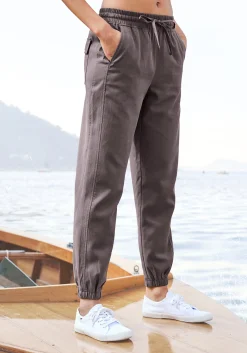 Hosen|LASCANA Schlupfhose anthrazit