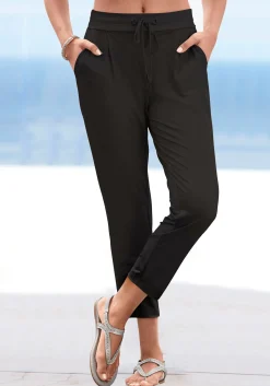 Strandmode|Hosen|LASCANA Schlupfhose schwarz