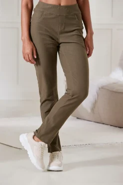 Hosen|H.I.S Schlupfhose olive