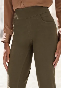 Hosen|H.I.S Schlupfhose olive