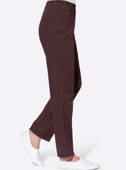 Hosen| Schlupfhose aus Baumwolle beere