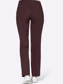 Hosen| Schlupfhose aus Baumwolle beere