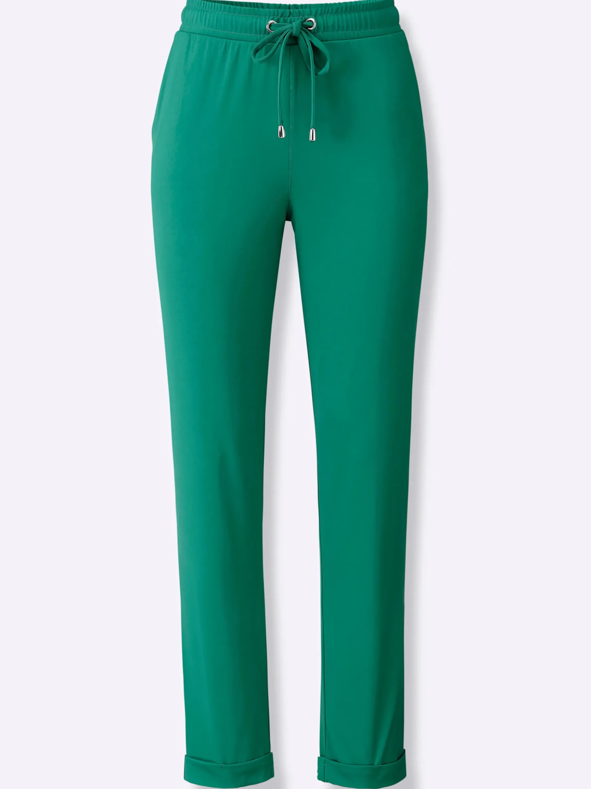 Hosen|heine Schlupfhose mit Rundum-Dehnbund grün