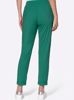 Hosen|heine Schlupfhose mit Rundum-Dehnbund grün