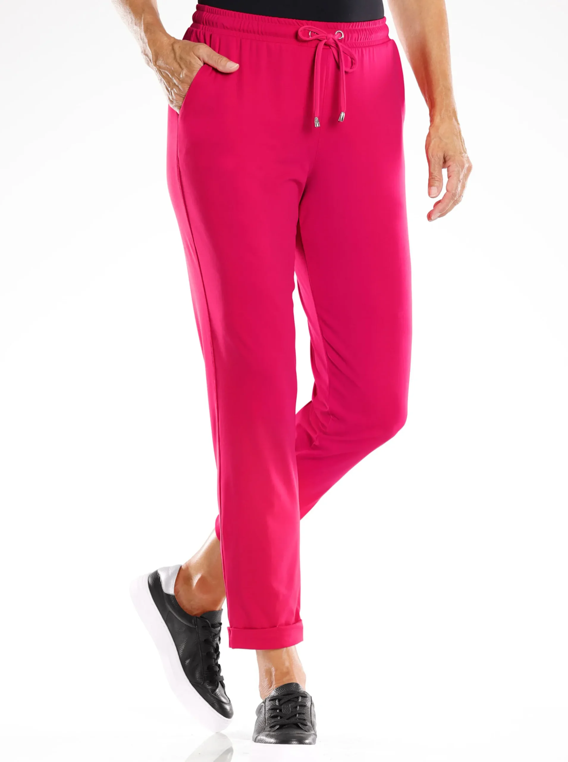 Hosen|heine Schlupfhose mit Rundum-Dehnbund pink