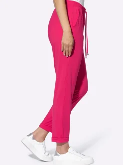 Hosen|heine Schlupfhose mit Rundum-Dehnbund pink