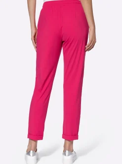 Hosen|heine Schlupfhose mit Rundum-Dehnbund pink