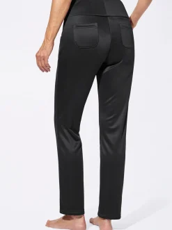 Hosen| Schlupfhose mit wärmender Fleece-Innenseite schwarz