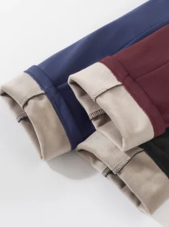 Hosen| Schlupfhose mit wärmender Fleece-Innenseite bordeaux