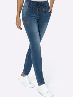Jeans| Schlupfjeans blue-stone-washed
