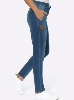 Jeans| Schlupfjeans blue-stone-washed