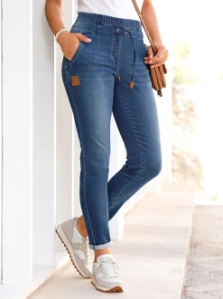 Jeans| Schlupfjeans blue-stone-washed