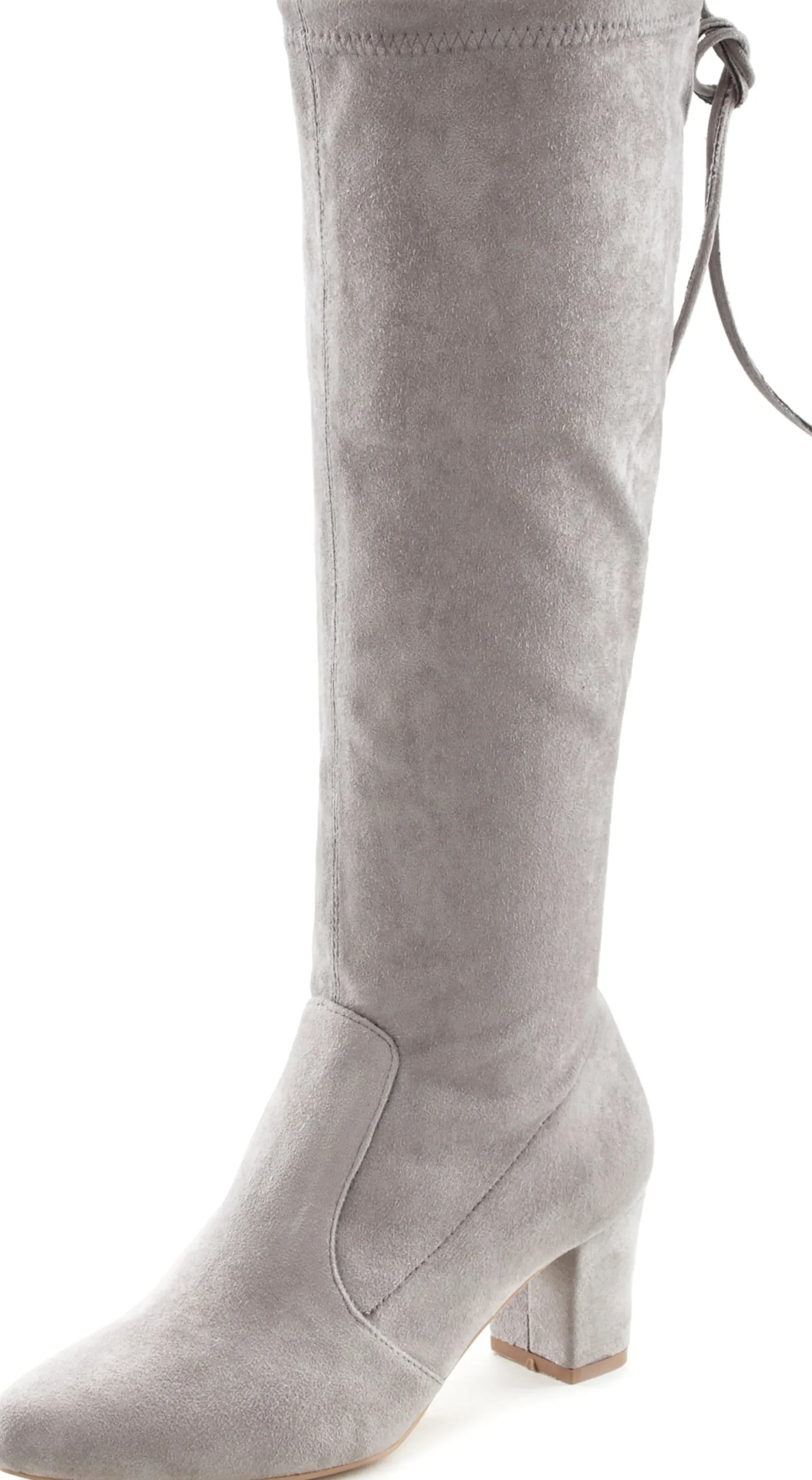 Stiefel|LASCANA Schlupfstiefel grau