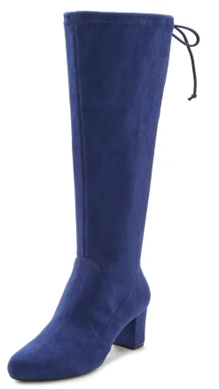 Stiefel|LASCANA Schlupfstiefel navy