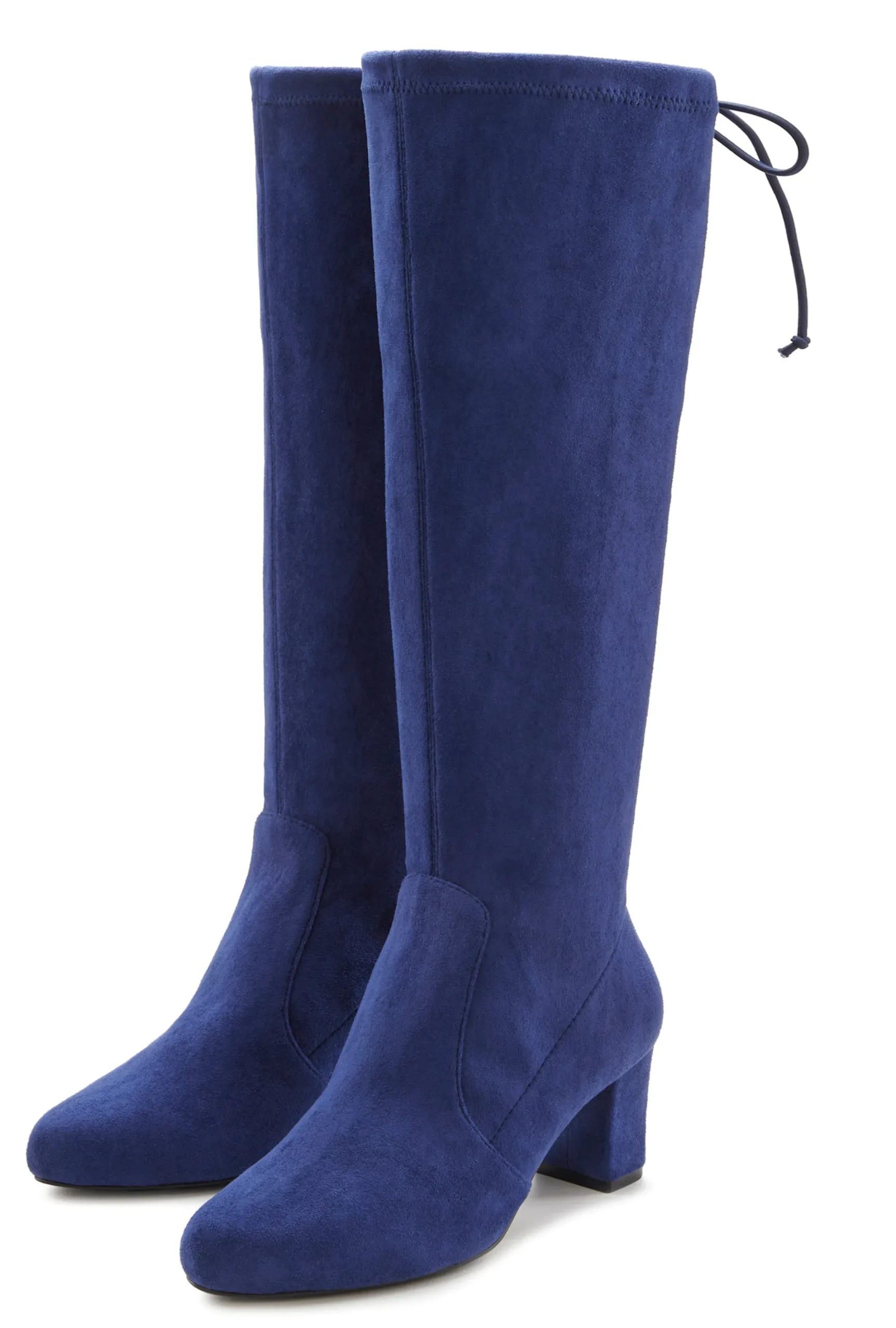 Stiefel|LASCANA Schlupfstiefel navy