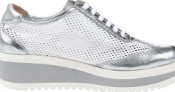 Sneakers & Schnürer|heine Schnürer weiß-silberfarben