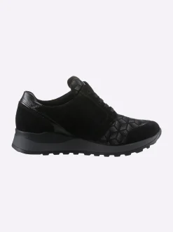 Sneakers & Schnürer|Waldläufer Schnürschuh schwarz