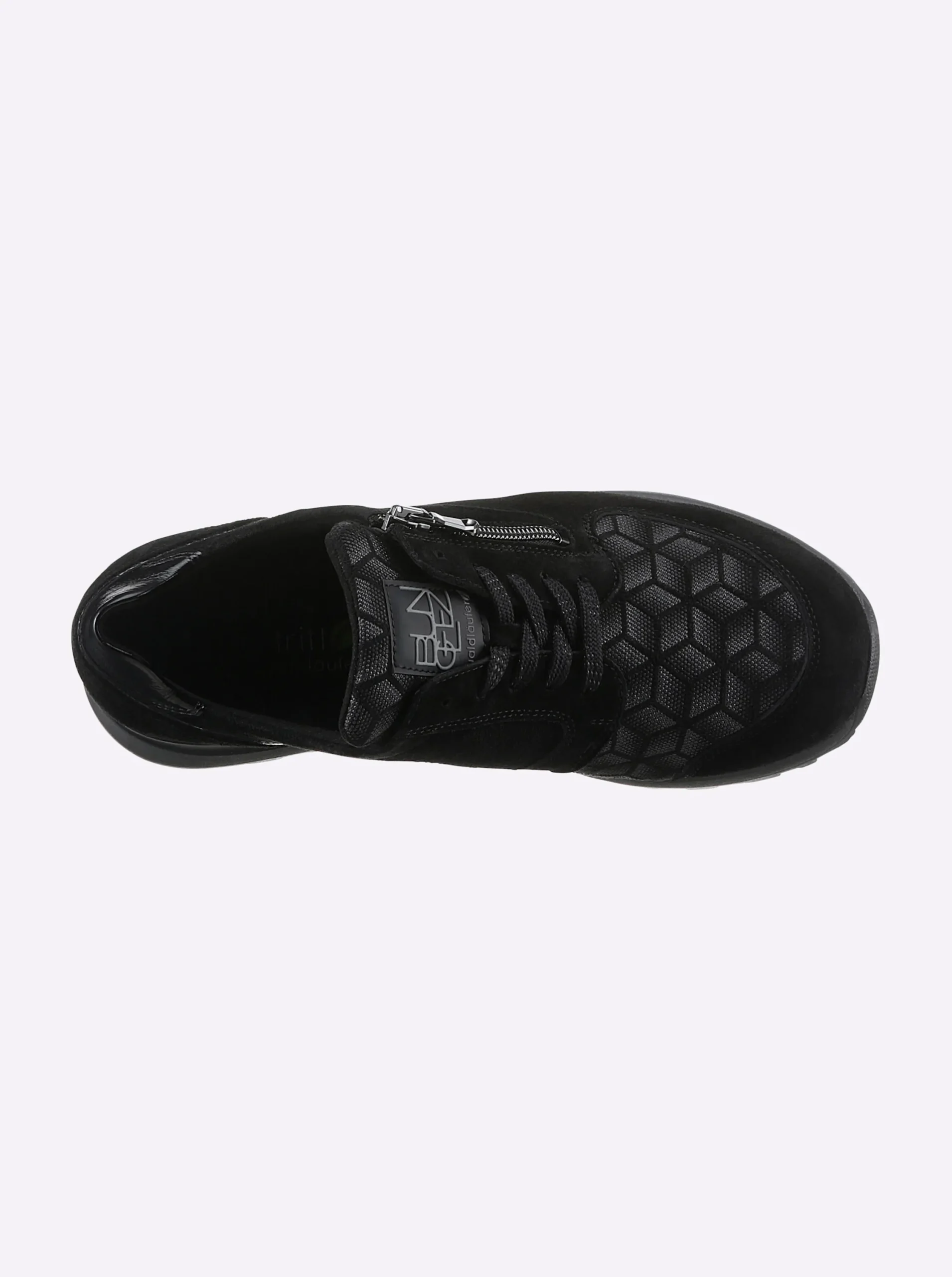 Sneakers & Schnürer|Waldläufer Schnürschuh schwarz
