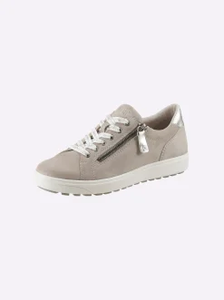 Sneakers & Schnürer|Jana Schnürschuh grau