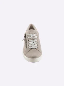 Sneakers & Schnürer|Jana Schnürschuh grau