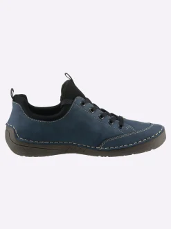 Sneakers & Schnürer|Rieker Schnürschuh mittelblau