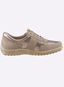 Sneakers & Schnürer|Caprice Schnürschuh taupe