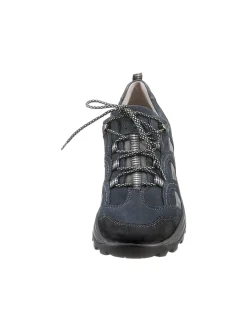 Sneakers & Schnürer|Waldläufer Schnürschuh marine-schwarz