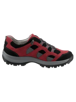 Sneakers & Schnürer|Waldläufer Schnürschuh rot-schwarz