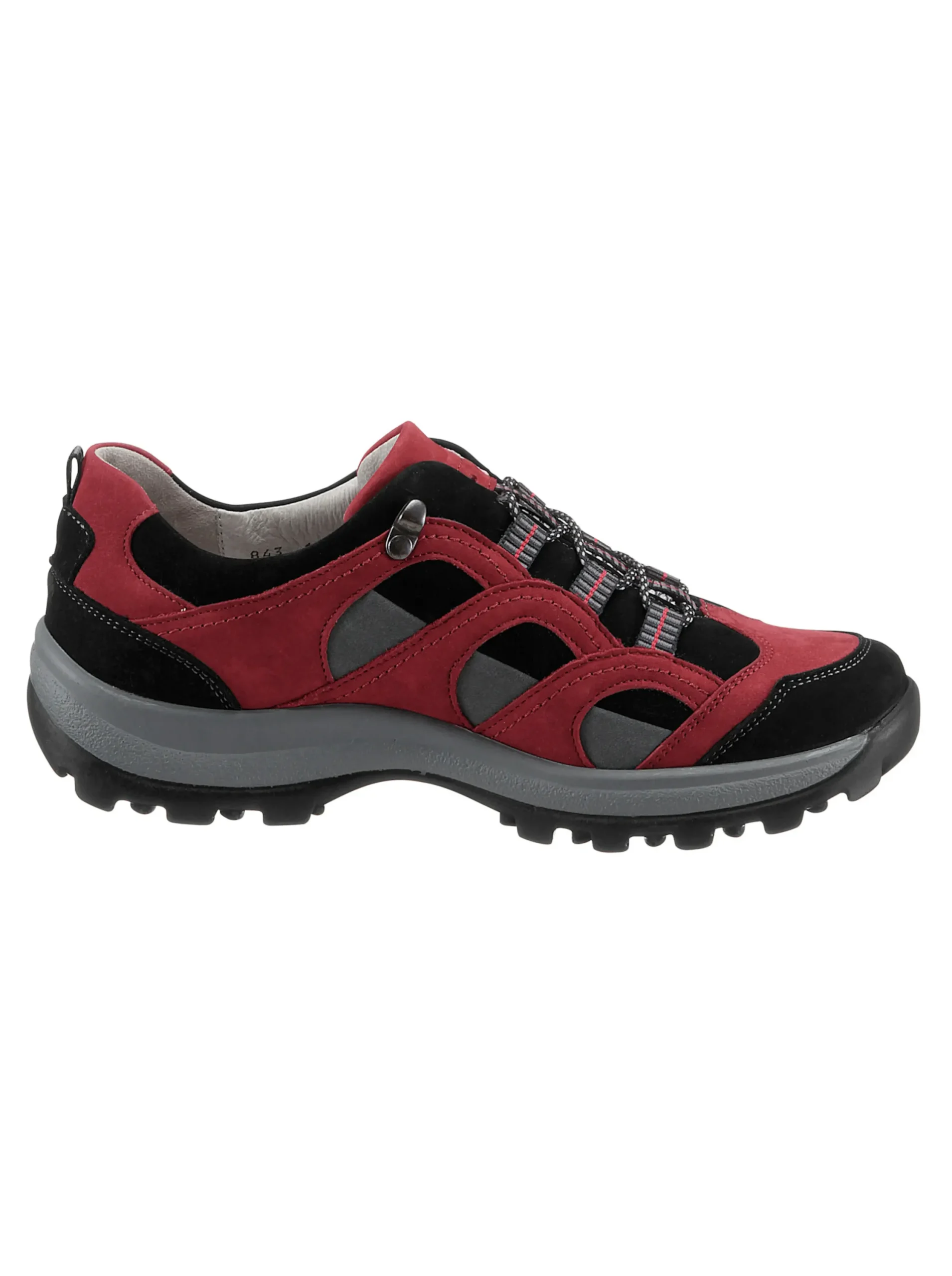 Sneakers & Schnürer|Waldläufer Schnürschuh rot-schwarz