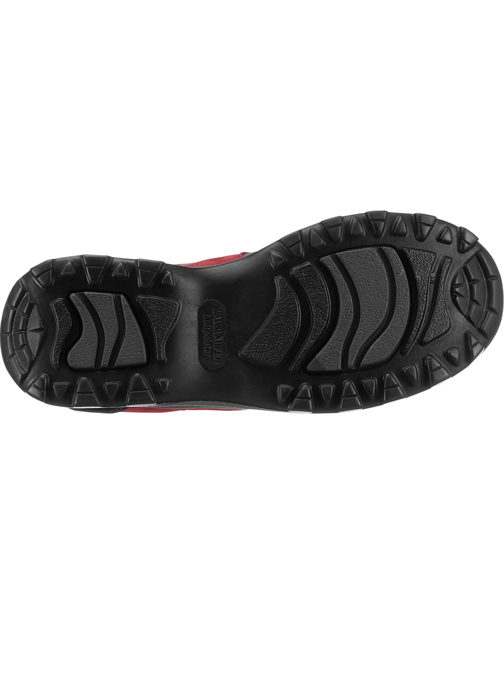 Sneakers & Schnürer|Waldläufer Schnürschuh rot-schwarz