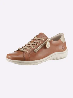 Sneakers & Schnürer|Remonte Schnürschuh cognac