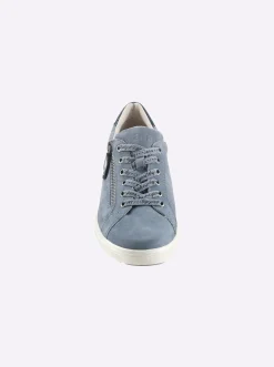 Sneakers & Schnürer|Jana Schnürschuh jeansblau