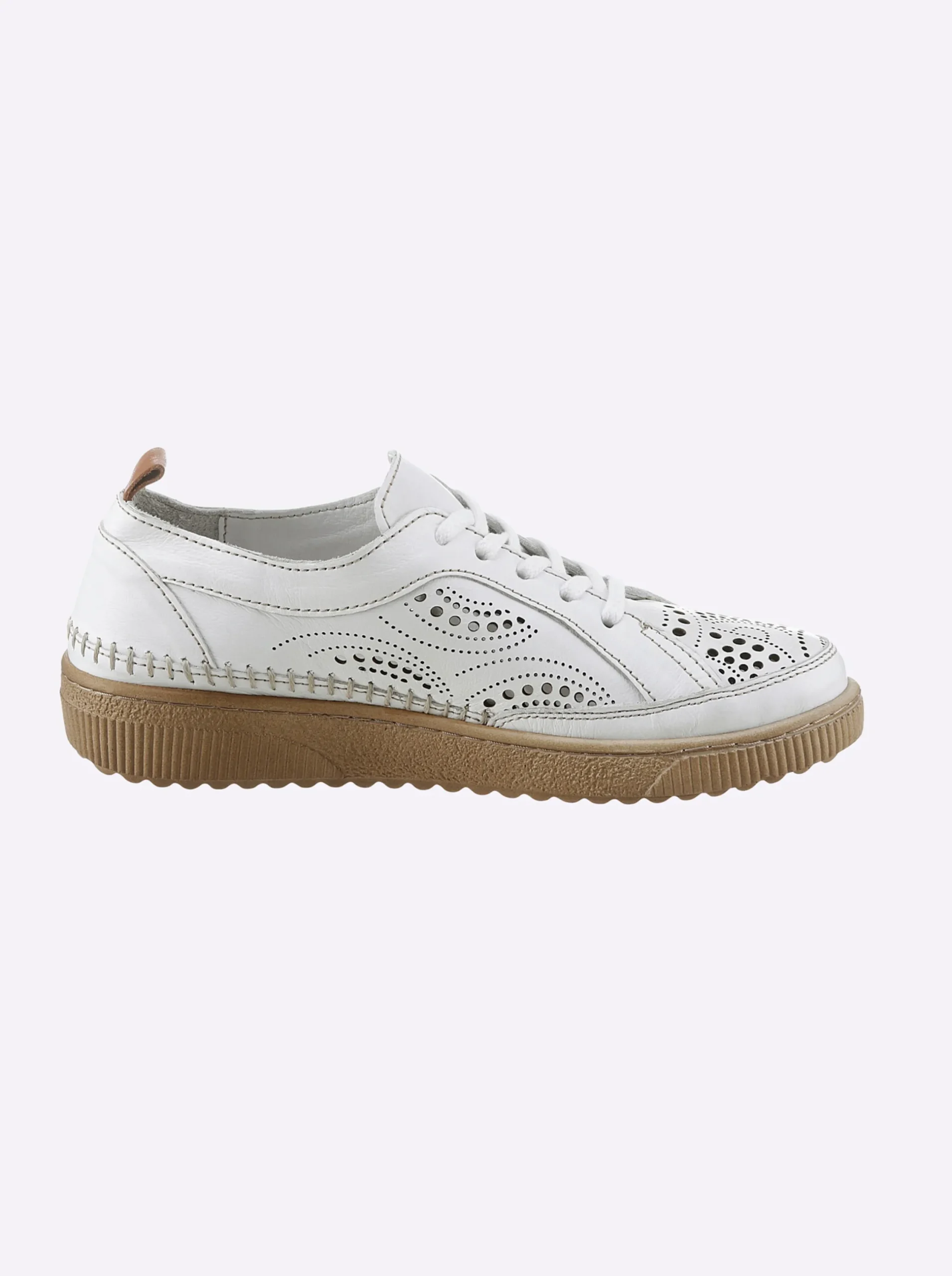 Sneakers & Schnürer|airsoft modern+ Schnürschuh , geeignet für individuelle Einlagen weiß