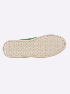 Sneakers & Schnürer|Gemini Schnürschuh mit Perforierung grün